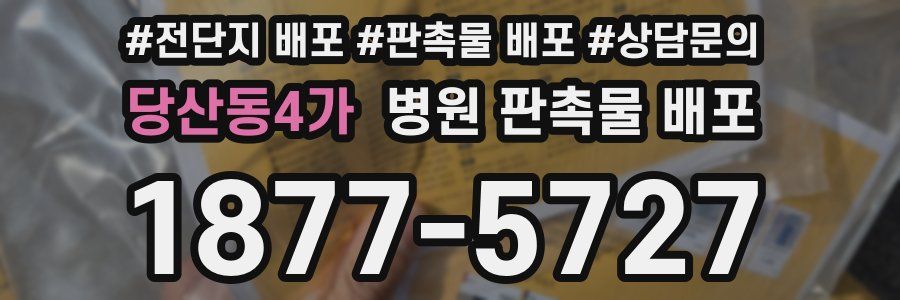 당산동4가 병원 판촉물 배포