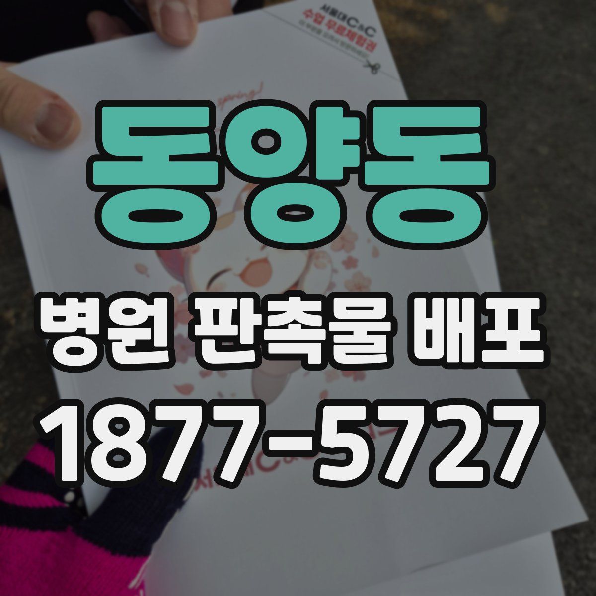동양동 병원 판촉물 배포