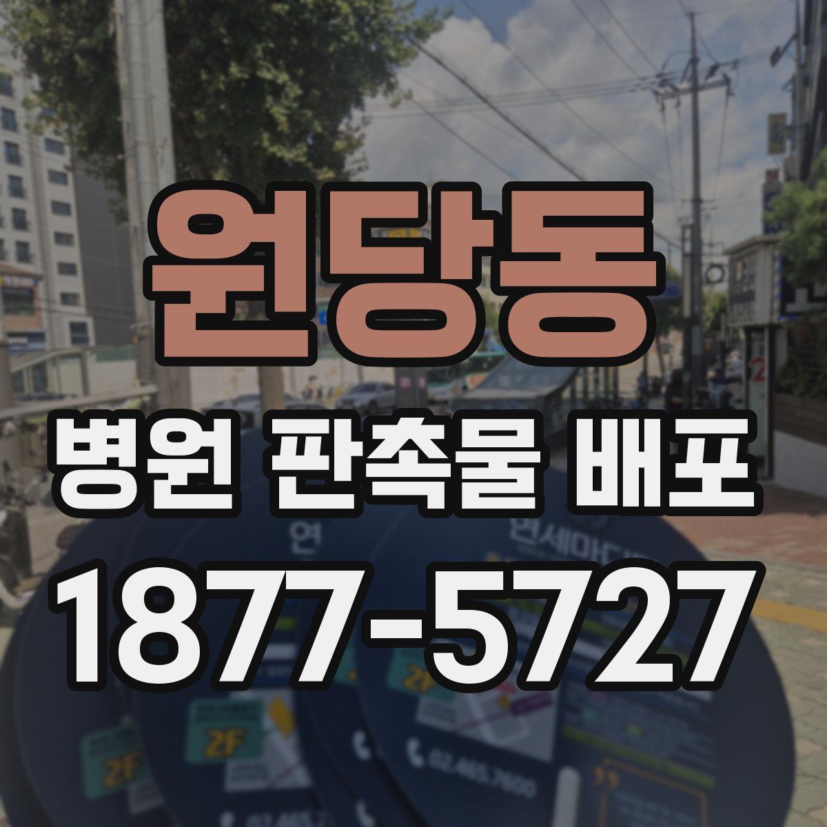 원당동 병원 판촉물 배포