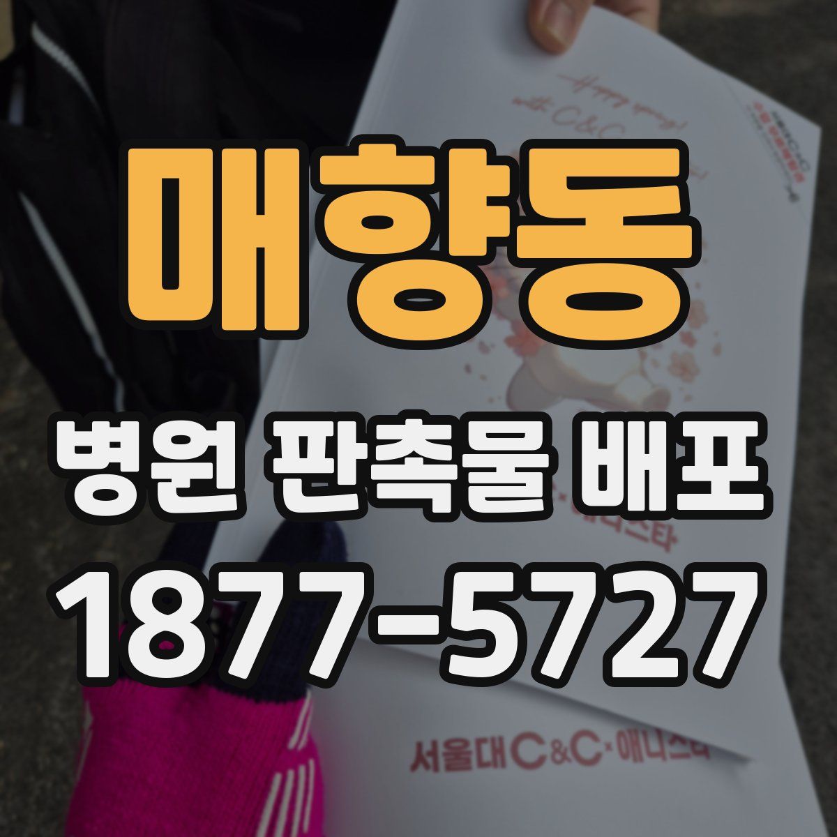 매향동 병원 판촉물 배포