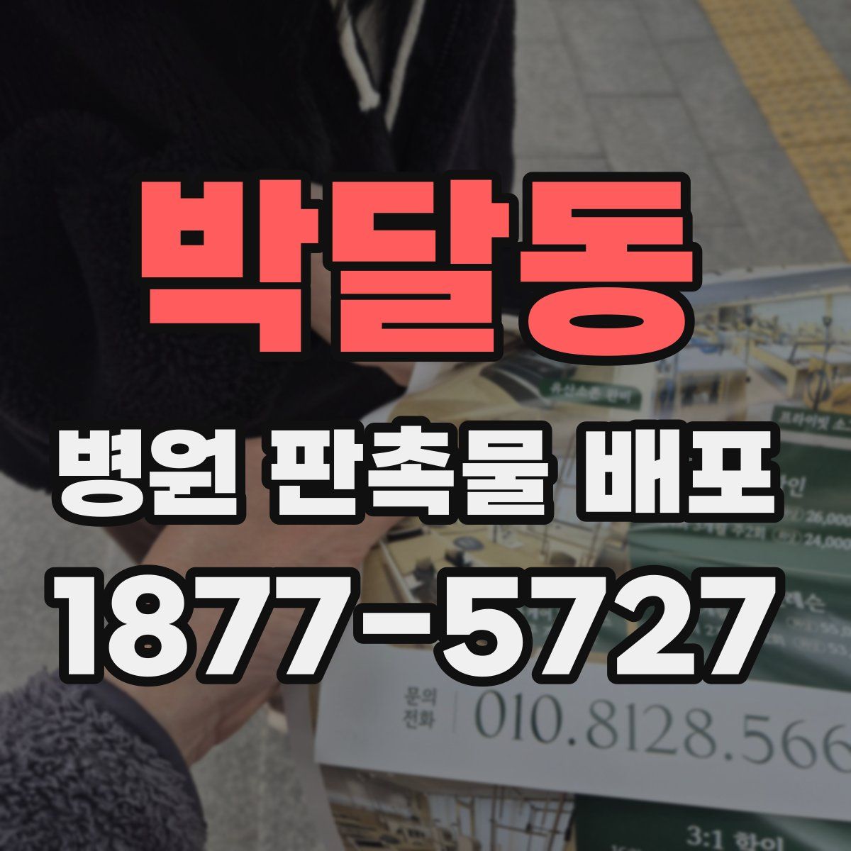 박달동 병원 판촉물 배포