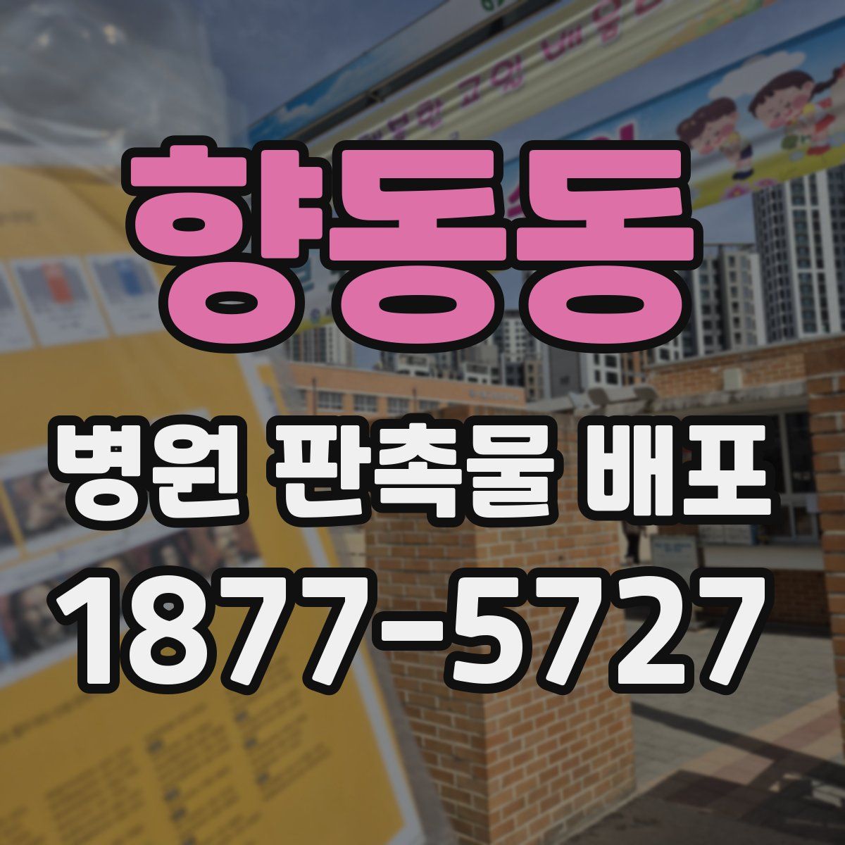 향동동 병원 판촉물 배포
