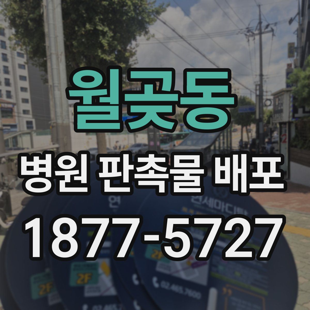 월곶동 병원 판촉물 배포