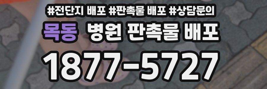 목동 병원 판촉물 배포
