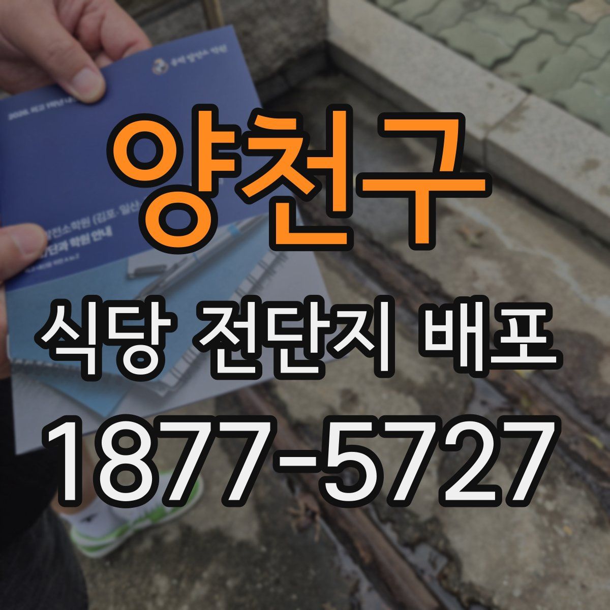 양천구 식당 전단지 배포