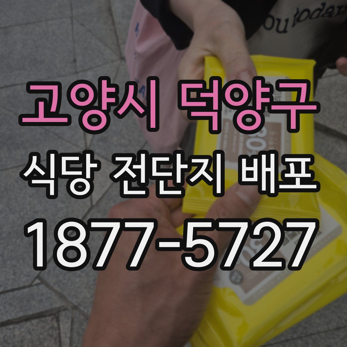 고양시 덕양구 식당 전단지 배포
