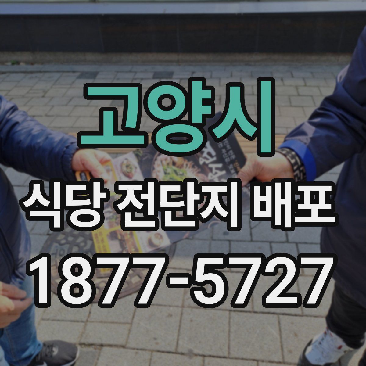 고양시 식당 전단지 배포