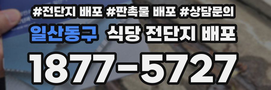 일산동구 식당 전단지 배포