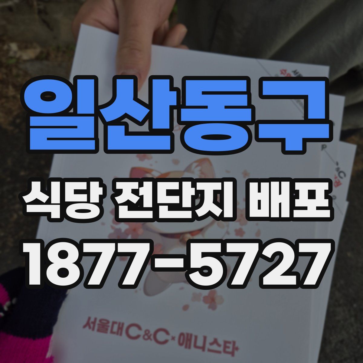 일산동구 식당 전단지 배포