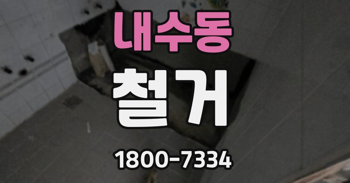 내수동 철거