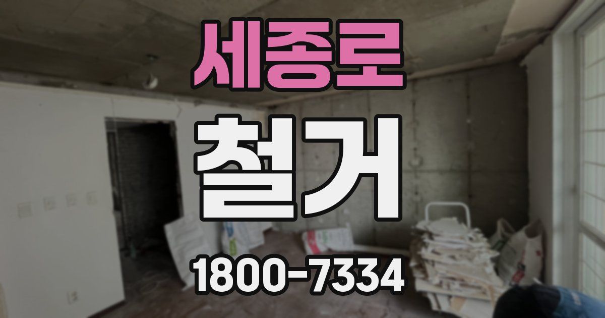 세종로 철거