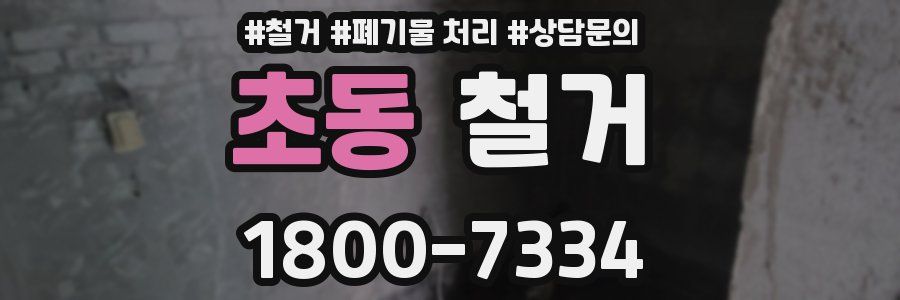초동 철거
