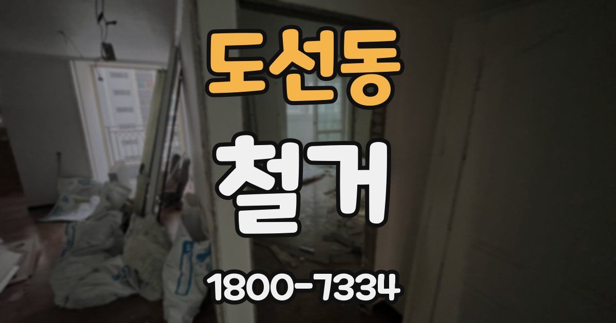 도선동 철거