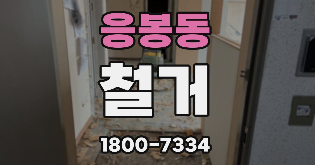 응봉동 철거