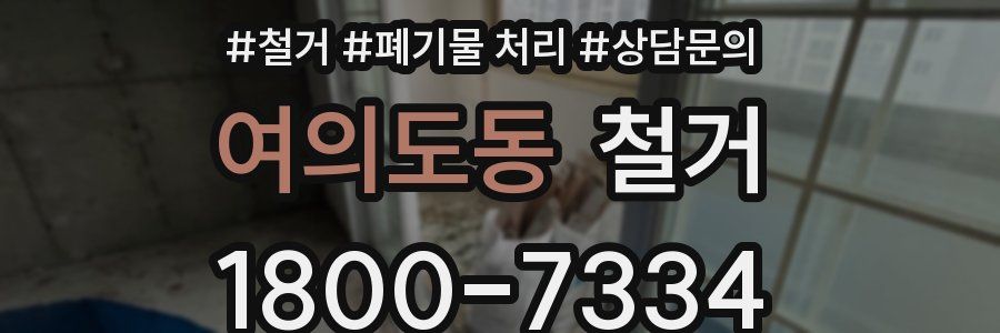여의도동 철거