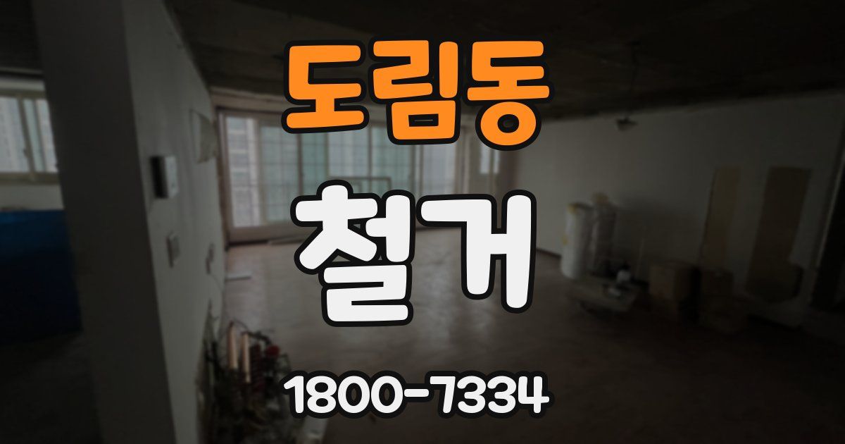 도림동 철거