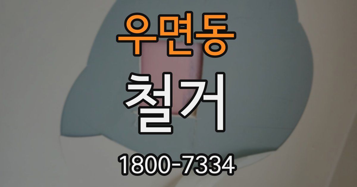우면동 철거