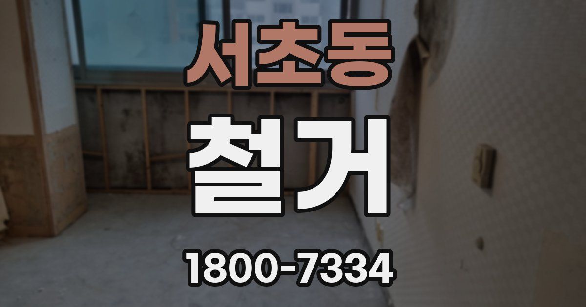 서초동 철거