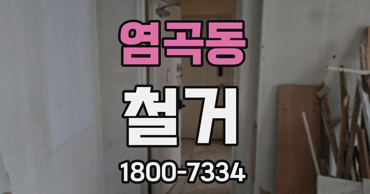 염곡동 철거