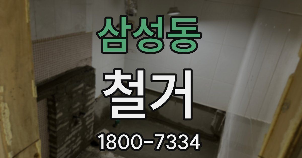 삼성동 철거