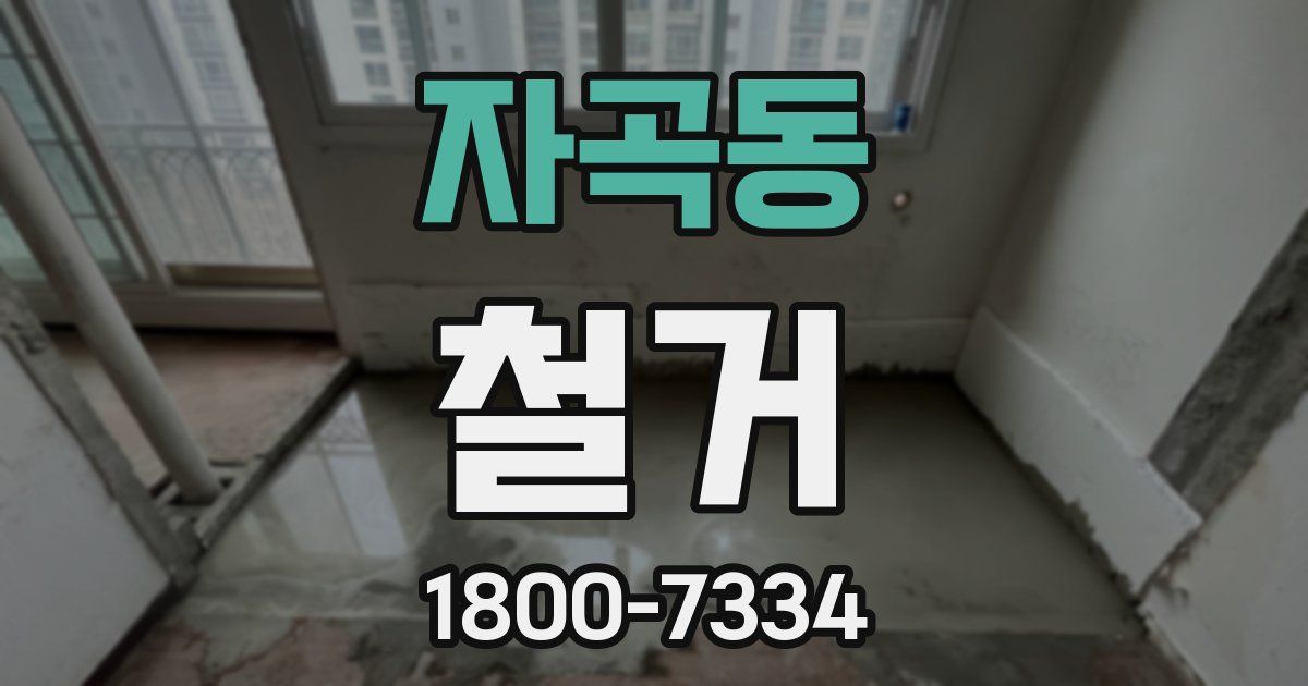 자곡동 철거