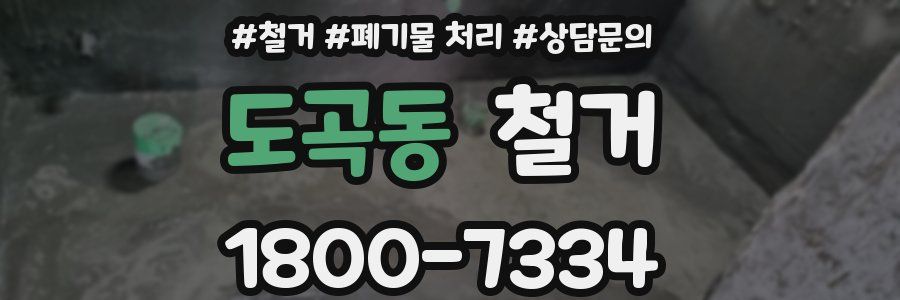 도곡동 철거