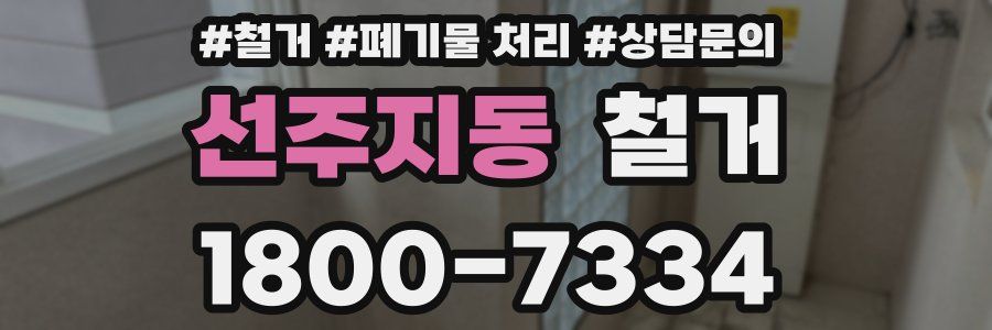 선주지동 철거