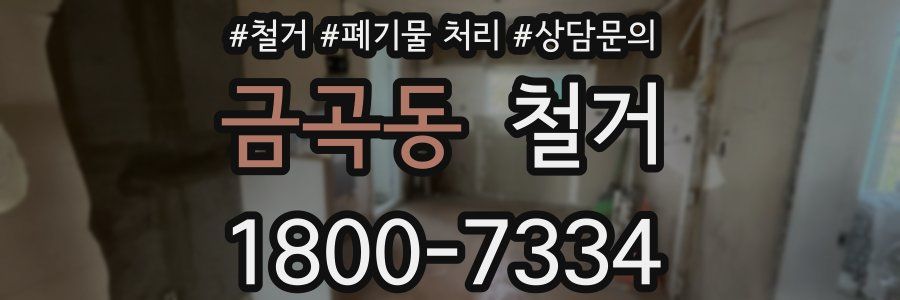 금곡동 철거
