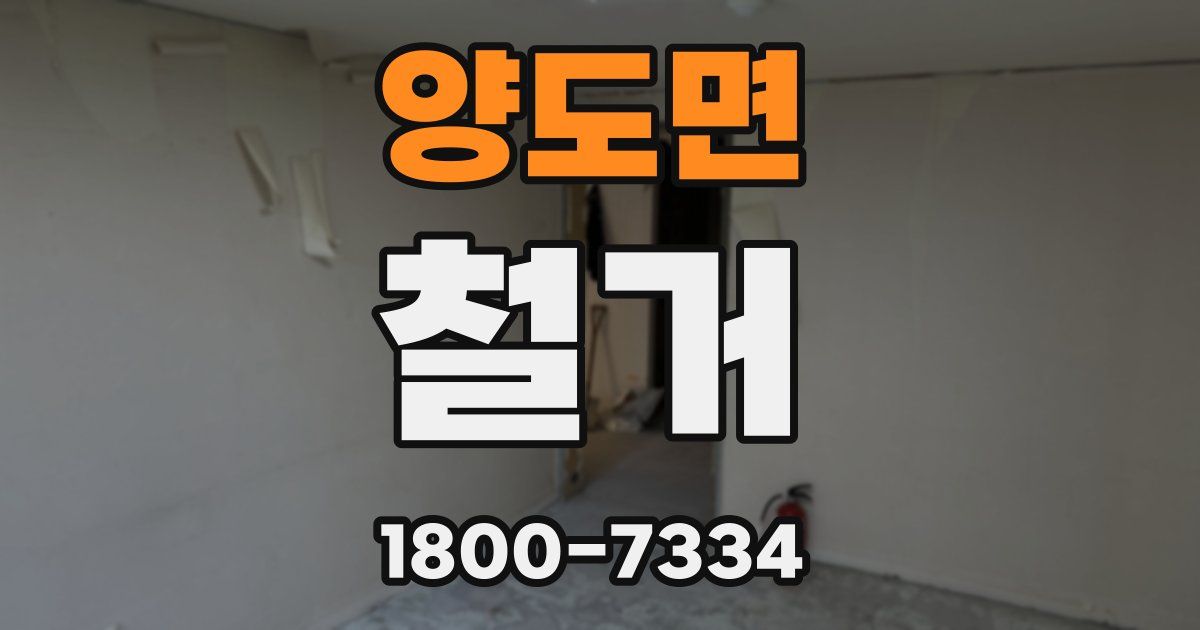 양도면 철거