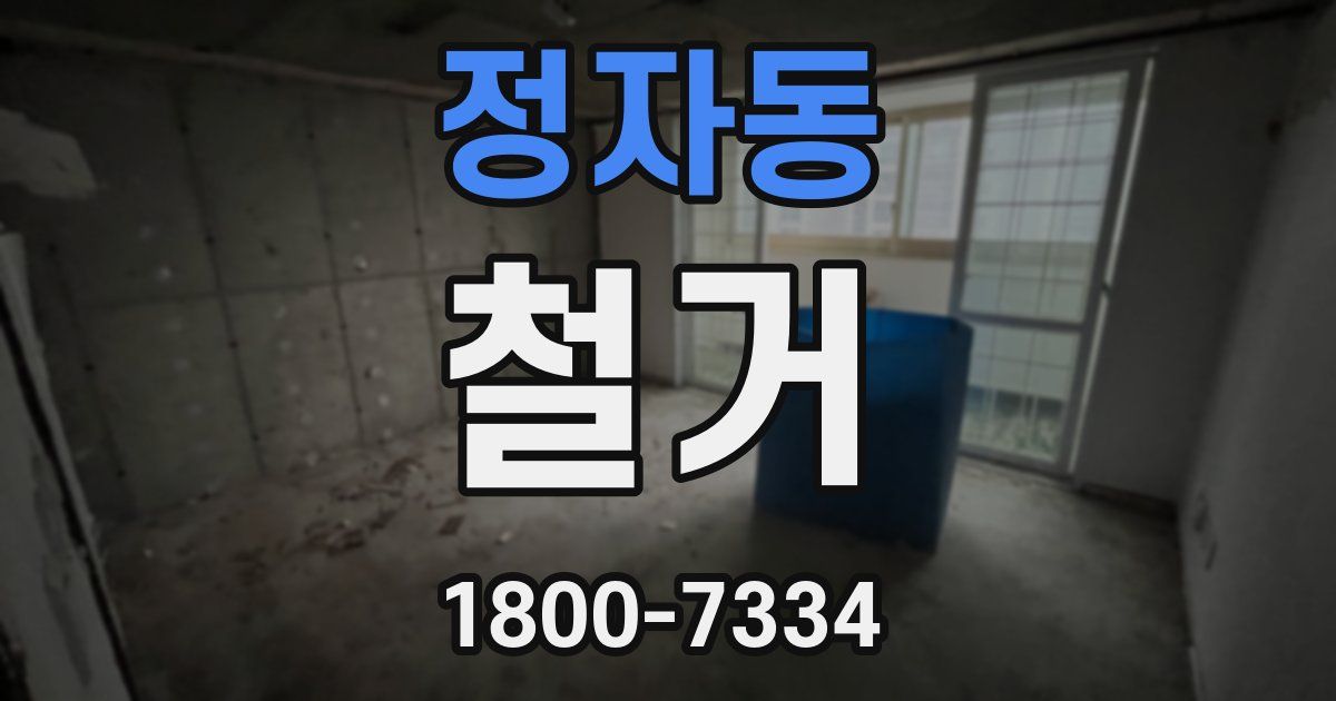 정자동 철거