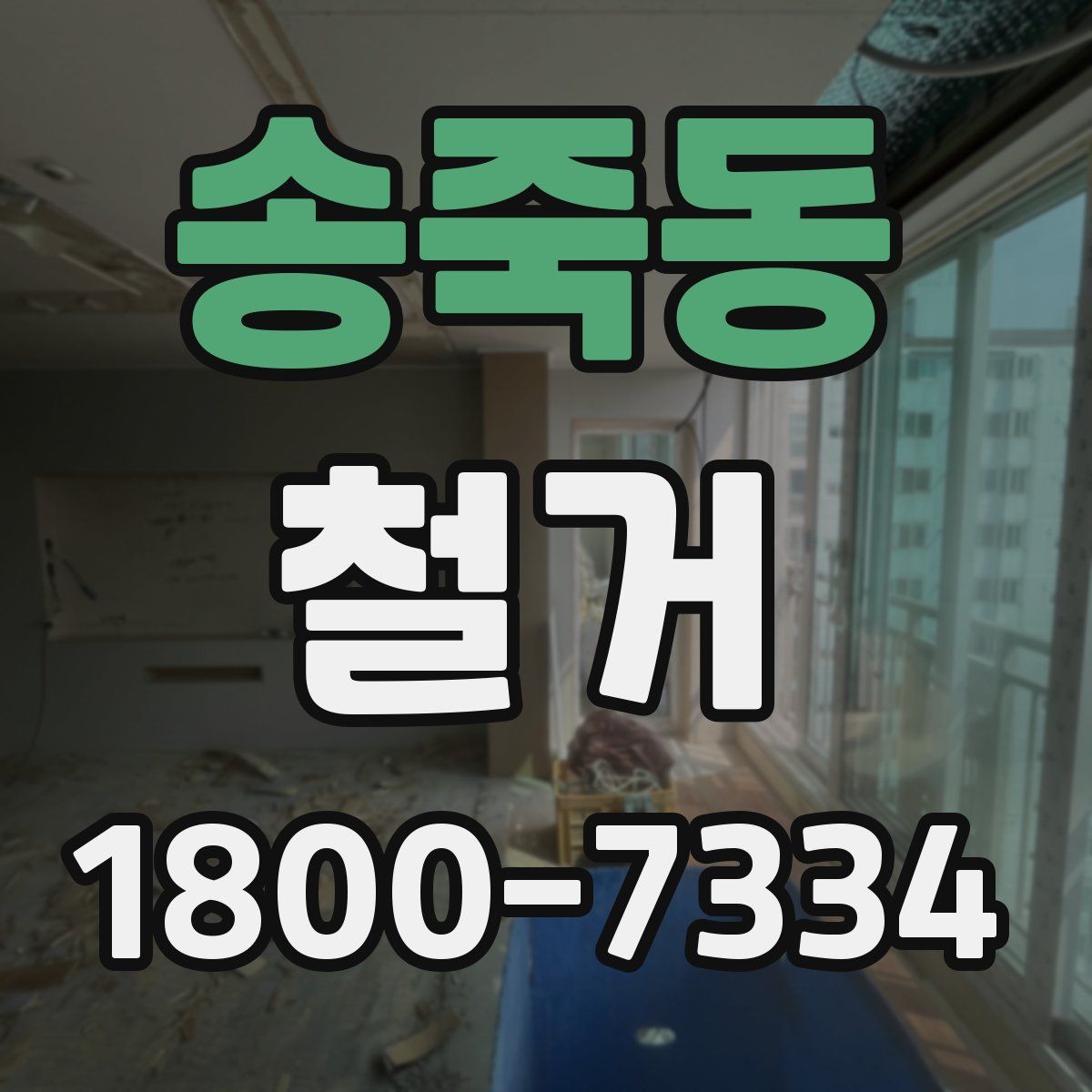 송죽동 철거