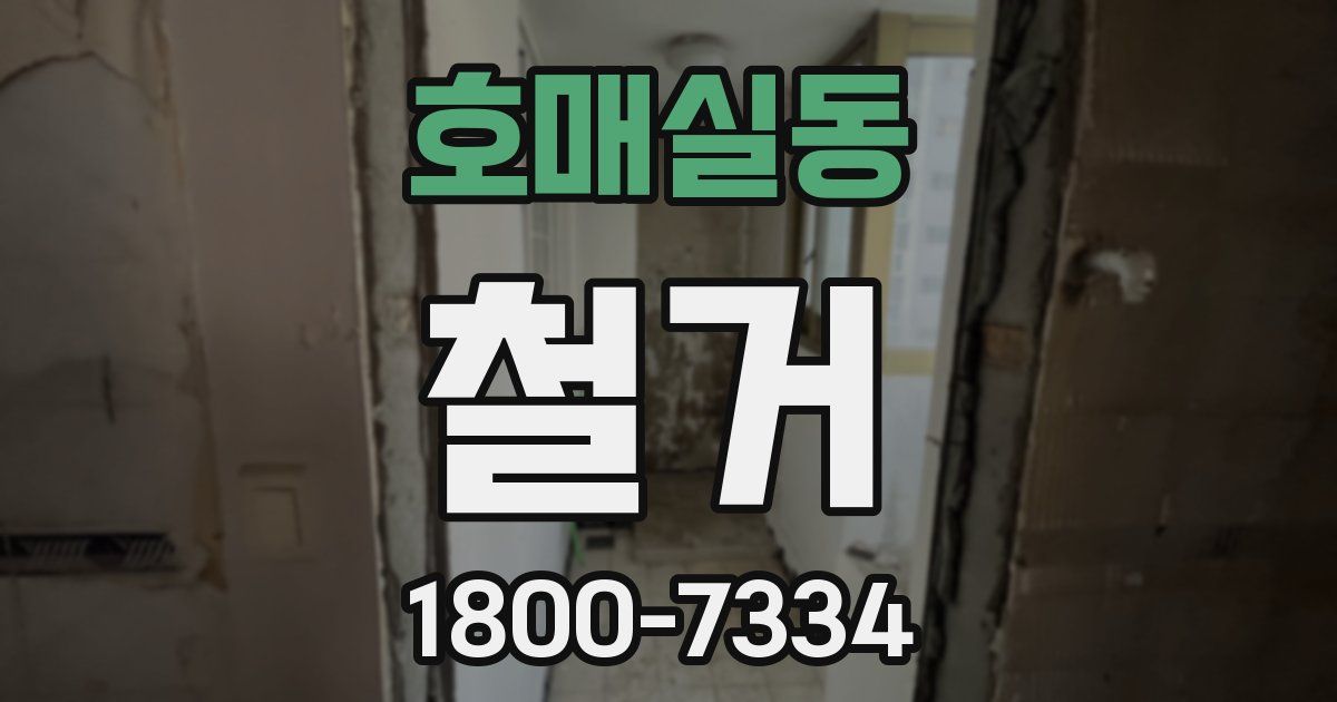 호매실동 철거