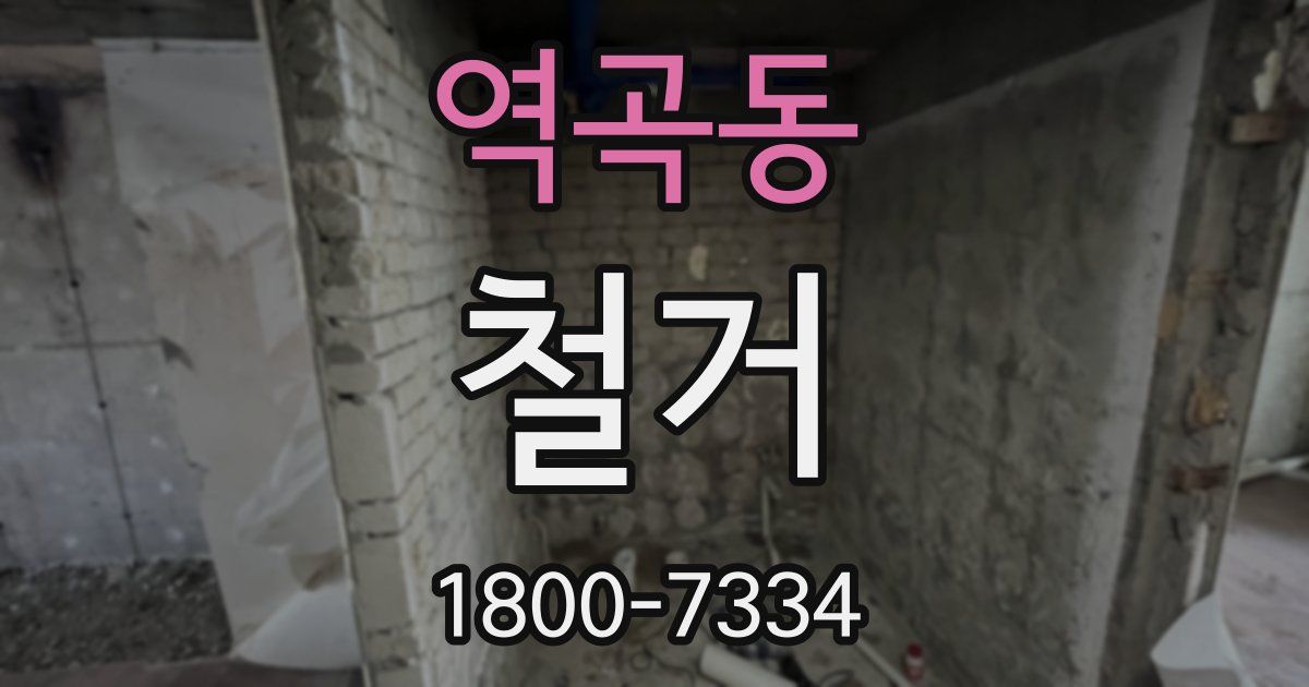 역곡동 철거