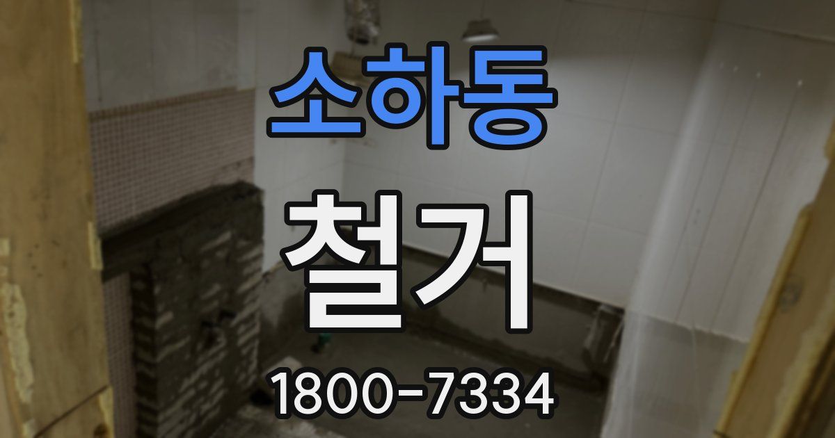 소하동 철거