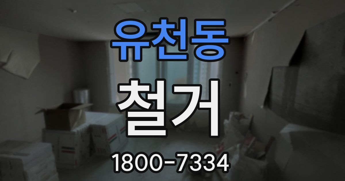 유천동 철거