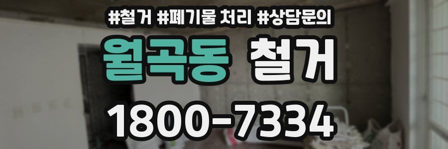 월곡동 철거