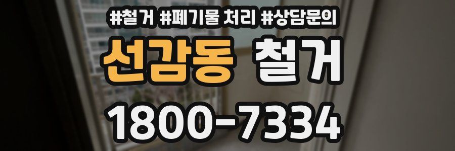 선감동 철거