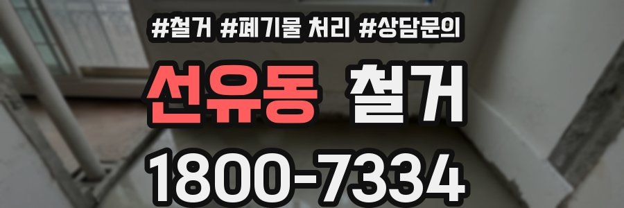 선유동 철거