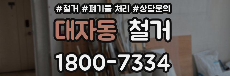 대자동 철거