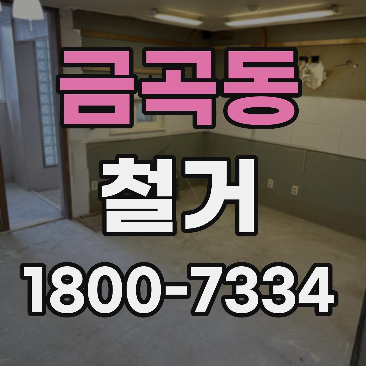 금곡동 철거
