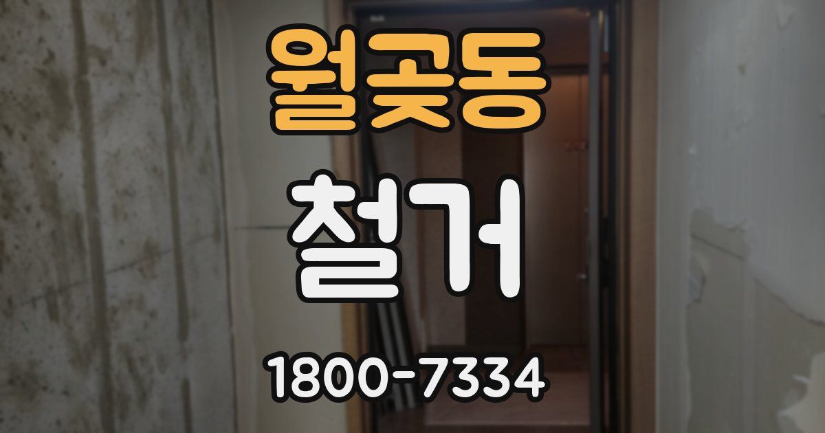 월곶동 철거
