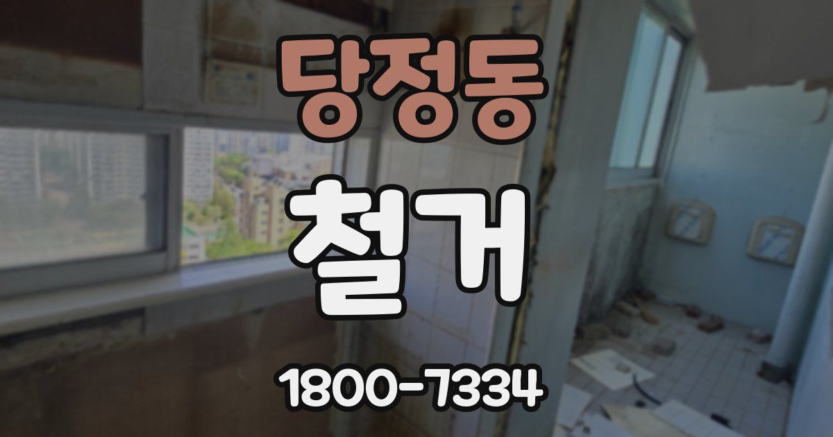 당정동 철거