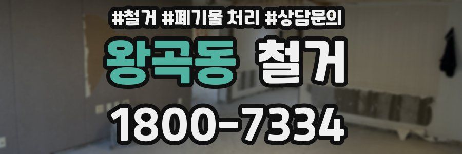 왕곡동 철거