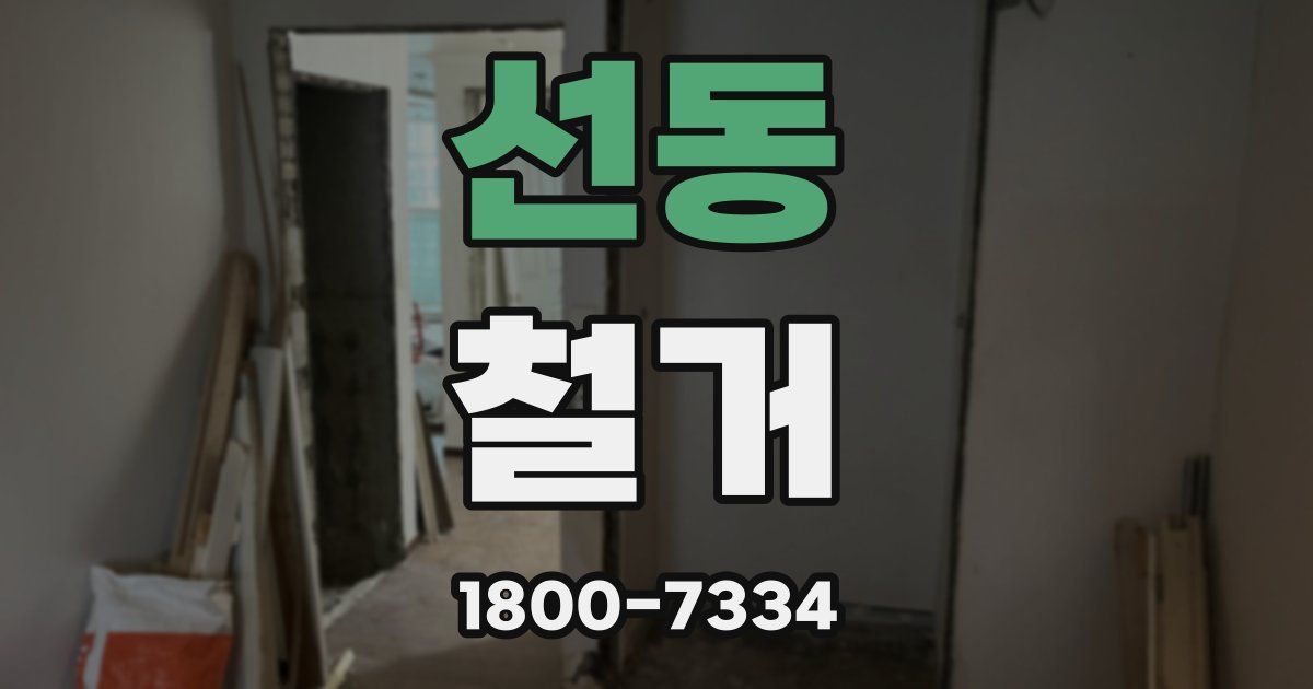 선동 철거