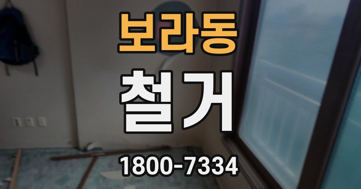 보라동 철거
