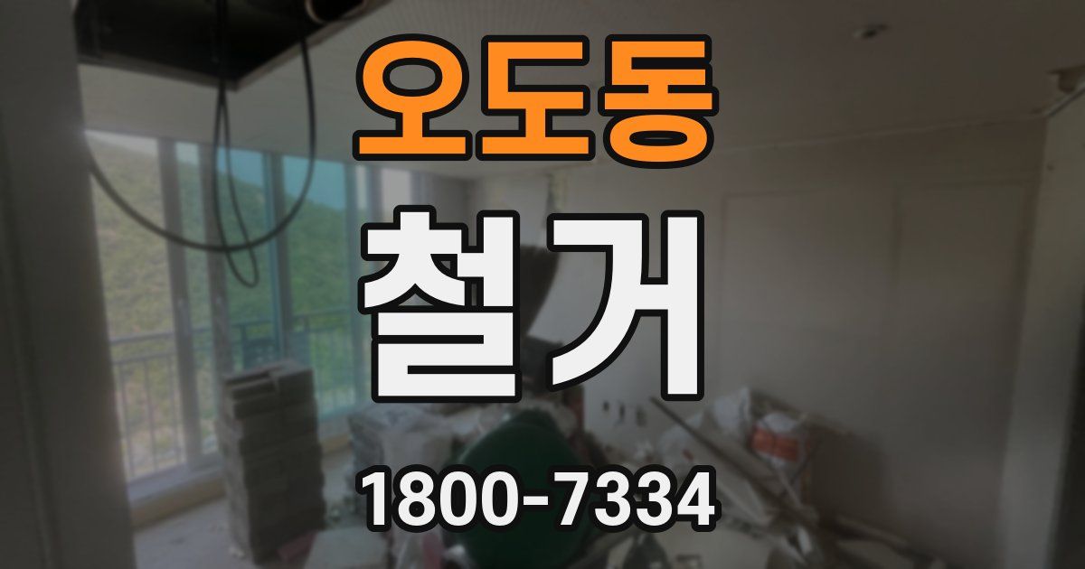 오도동 철거