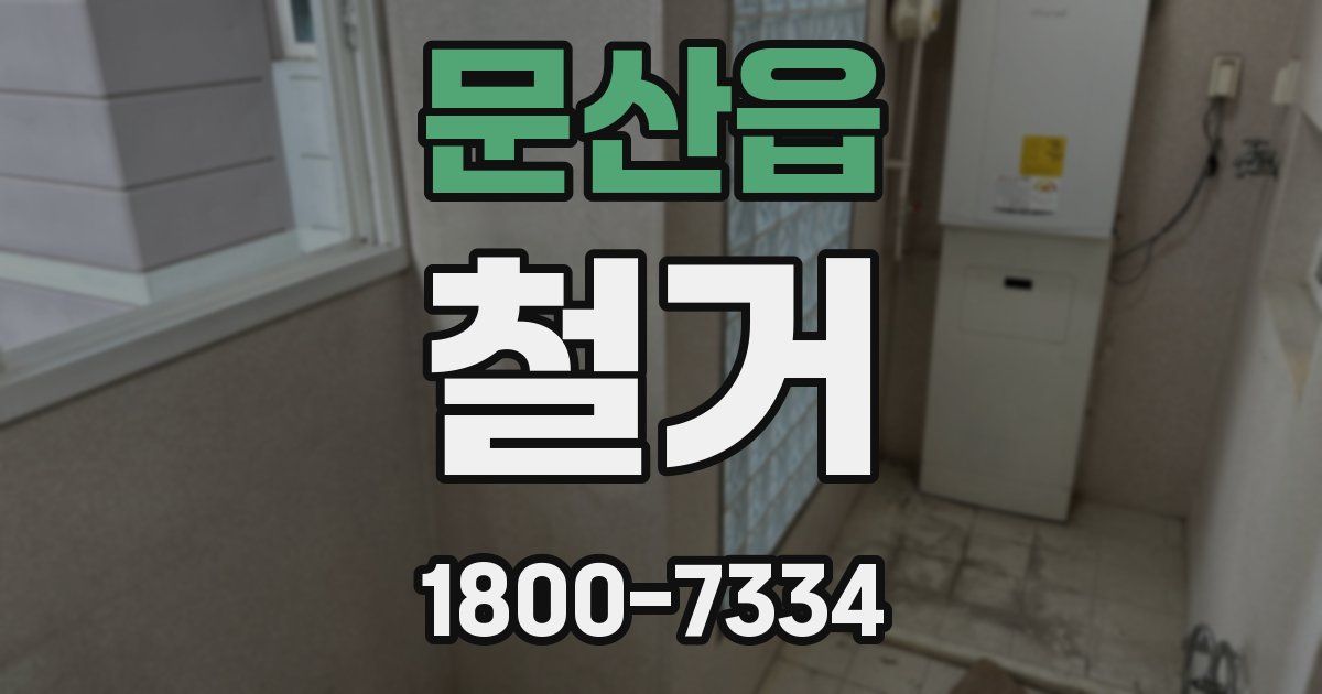 문산읍 철거