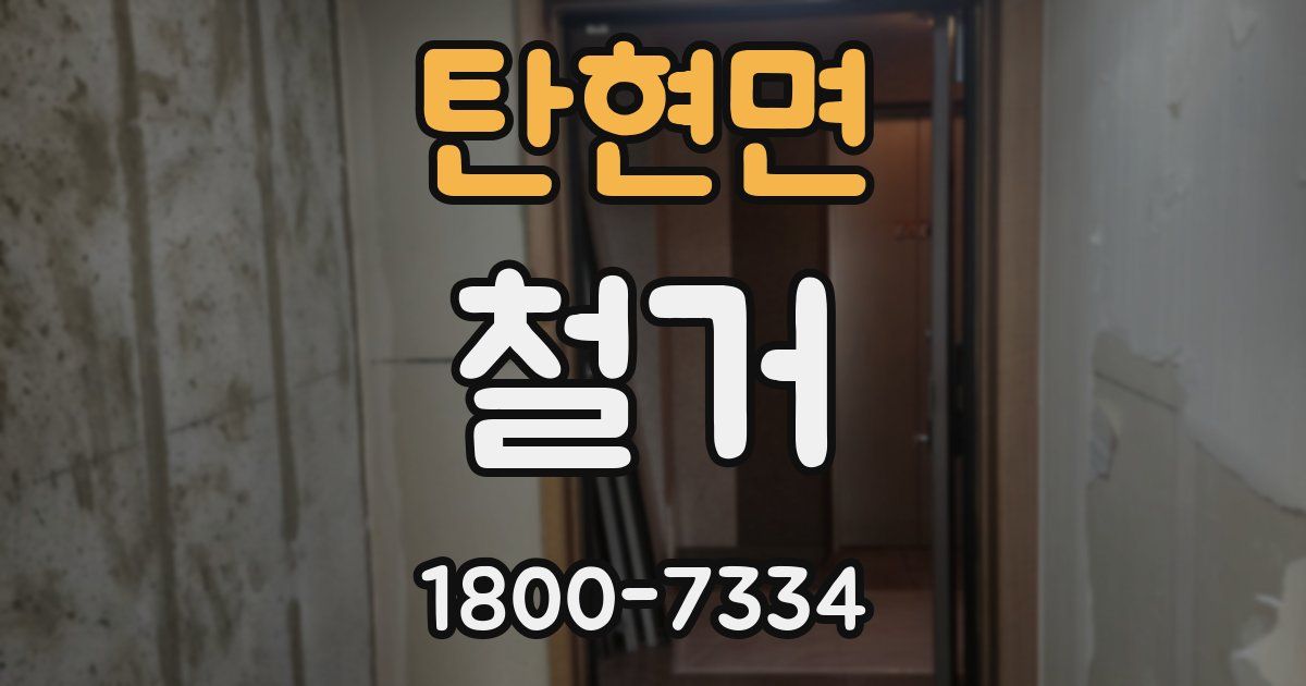 탄현면 철거