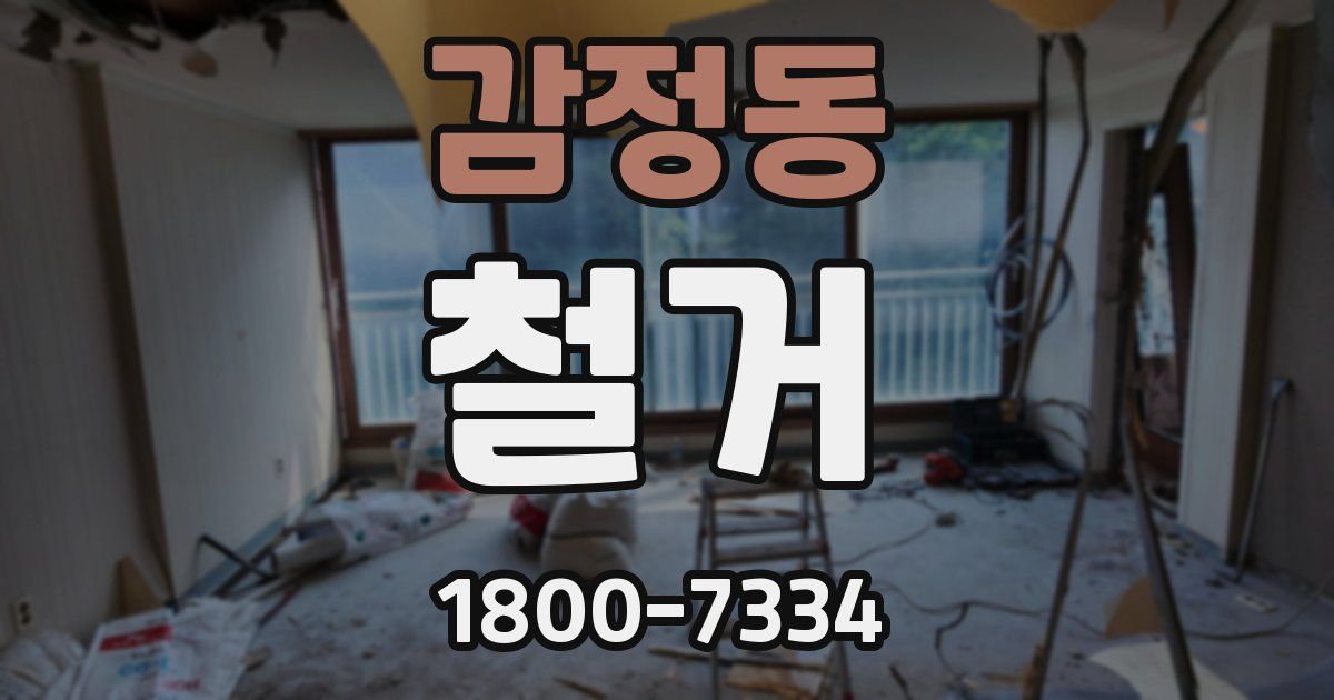 감정동 철거