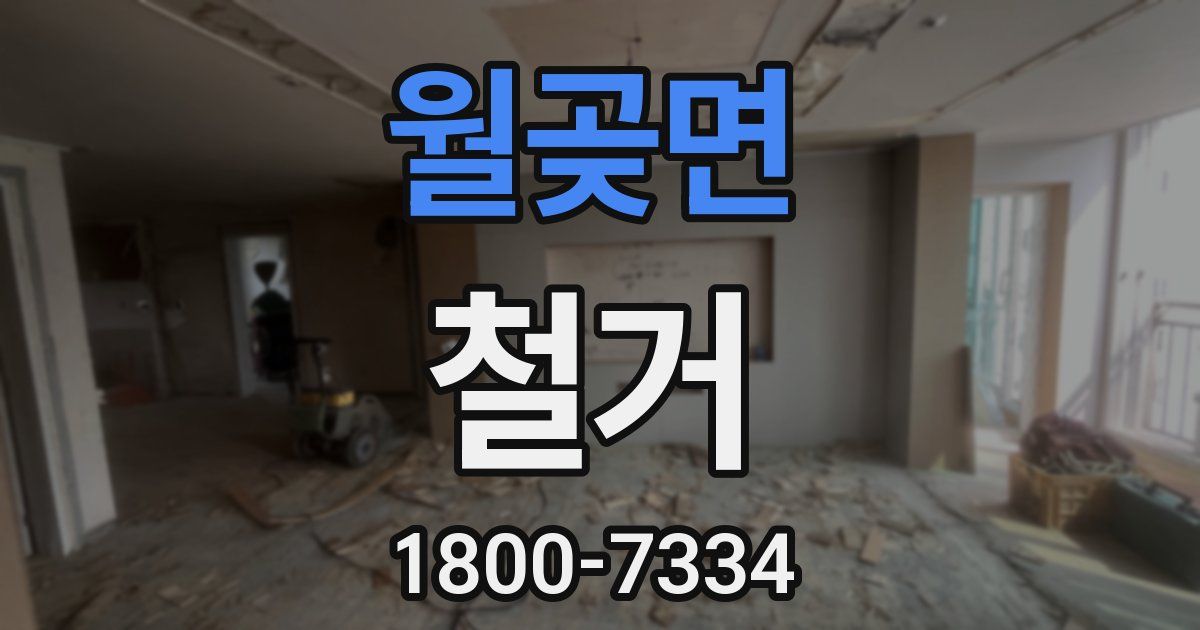 월곶면 철거